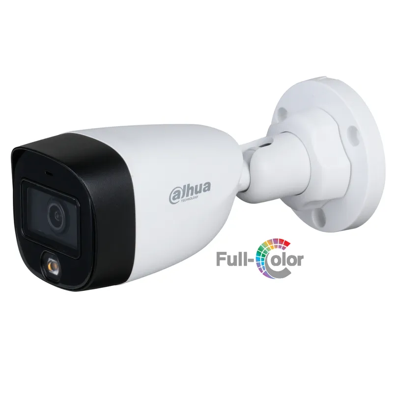 Camara Bullet HDCVI Dahua Full Color 2MP Lente 2.8mm LED 20m IP67